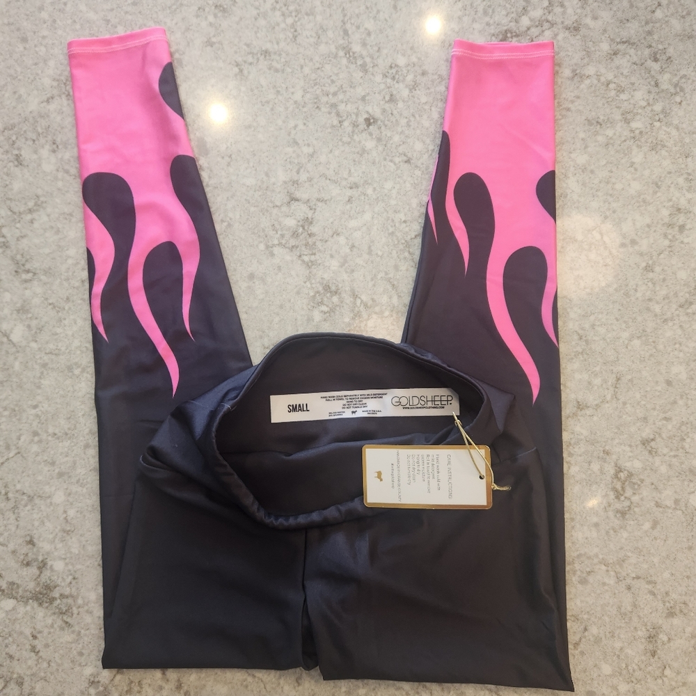 GOLDSHEEP NEON PINK LEGGINGS